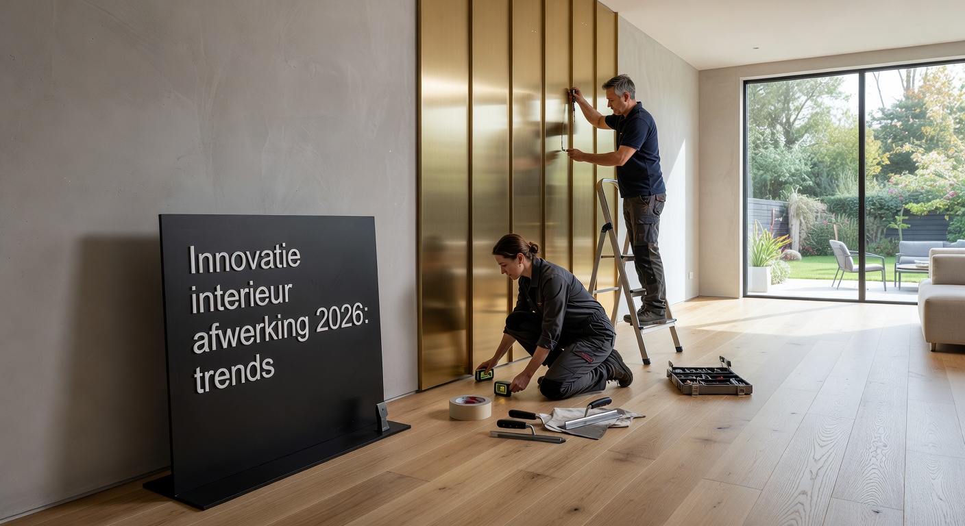 Innovatie interieur afwerking 2026: trends